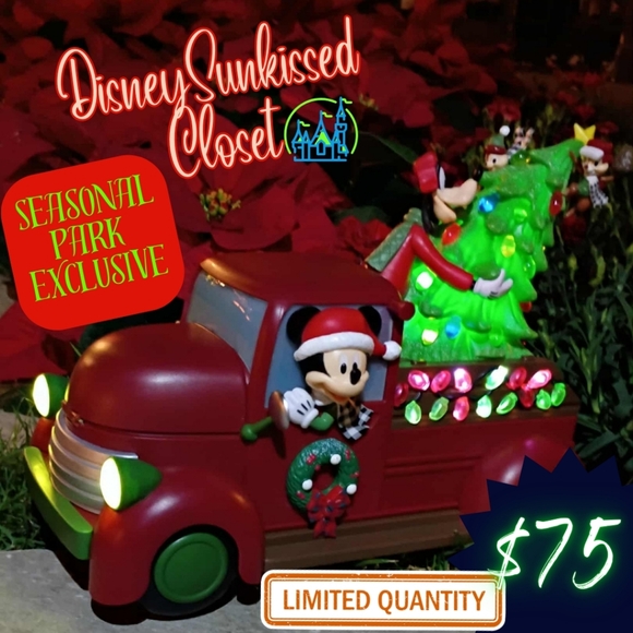 Disneyland Exclusive Mickey & Goofy Tree Truck Bucket - Picture 2 of 4